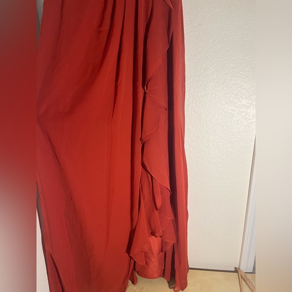 Azazie Red Maxi Dress - Picture 2 of 8